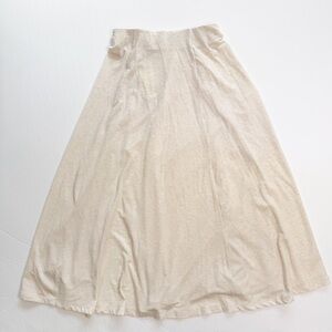 Wilfred‎ Knit High Slit Oatmeal Cream Ivory Midi Skirt XXS